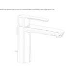 Single-lever countertop washbasin tap Yakutiye