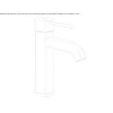 Single-lever washbasin tap Eidsvag