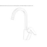 Countertop washbasin tap with adjustable spout Yakutiye