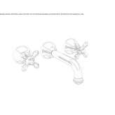 Wall-mounted washbasin tap without stopper Sebnitz
