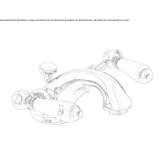 1-hole countertop washbasin tap Belin
