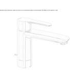 Single-lever countertop washbasin tap Yakutiye