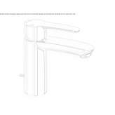 Single-lever countertop washbasin tap Yakutiye