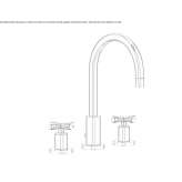 3-hole washbasin tap Ojrzen