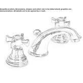 3-hole countertop washbasin tap Bear