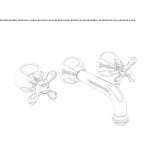 Bateria umywalkowa ścienna Sebnitz