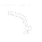 Single-lever countertop washbasin tap Pliska