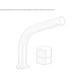 2-hole single-lever countertop washbasin tap Pliska