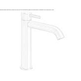 Single-lever countertop washbasin tap Ksiazki