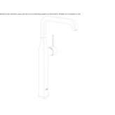 Single-lever countertop washbasin tap Eidsvag