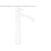 Tall, single-lever washbasin tap Sadowie