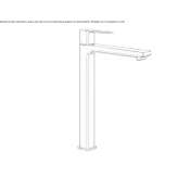 Single-lever countertop washbasin tap Selby