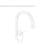 Single-lever countertop washbasin tap Leonard