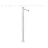 Free-standing washbasin tap, high, without cork Marki