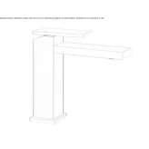 Single-lever countertop washbasin tap without waste Hipstedt