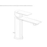 Bateria umywalkowa nablatowa jednouchwytowa Ilford