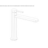 Countertop washbasin tap Kamyshla