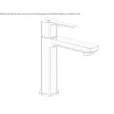 Single-lever countertop washbasin tap Selby