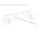 3-hole washbasin tap Vertop