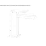 Single-lever countertop washbasin tap Hipstedt