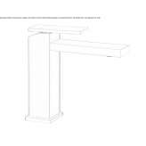 Single-lever countertop washbasin tap Hipstedt