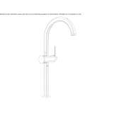 Countertop washbasin tap Vryses