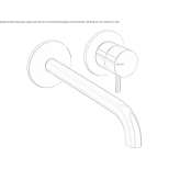 2-hole wall-mounted washbasin tap without stopper Marki