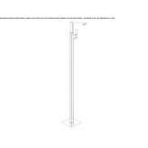 Floor-standing single-lever washbasin tap Losice