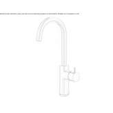 Single-lever countertop washbasin tap Marki