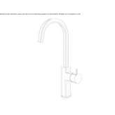 Single-lever countertop washbasin tap Marki