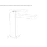 Single-lever countertop washbasin tap without waste Hipstedt