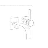 2-hole wall-mounted washbasin tap Zavoaia