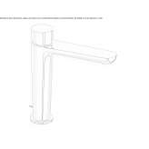 Bateria umywalkowa nablatowa jednouchwytowa Delaware