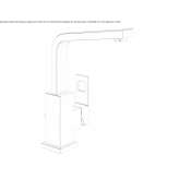 Single-lever countertop washbasin tap Cakirlar