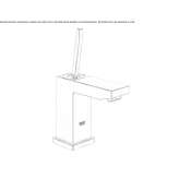 Countertop washbasin tap, single-lever, 1-hole Cargese