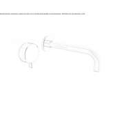 2-hole wall-mounted washbasin tap Scobey
