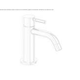Single-lever countertop washbasin tap Humay