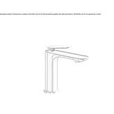 Single-lever countertop washbasin tap Imatra
