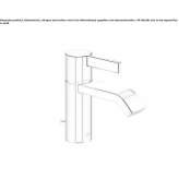 Single-lever washbasin tap Forney
