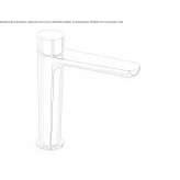 Bateria umywalkowa nablatowa jednouchwytowa bez odpadu Delaware