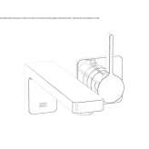 Single-lever wall-mounted washbasin faucet Potstat