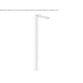 Floor-standing single-lever washbasin tap Imatra