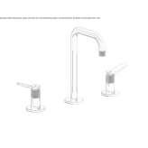 Countertop washbasin tap without waste Itatuba