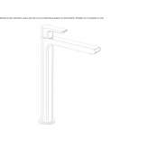 Tall single-lever washbasin tap Ardud