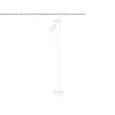 Floor-standing single-lever washbasin tap Colima