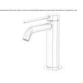 Single-lever countertop washbasin tap Buynichy