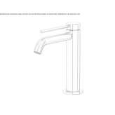 Single-lever countertop washbasin tap Buynichy