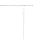 Free-standing washbasin tap made of stainless steel Dokkum