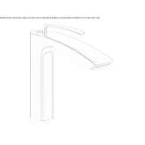 Single-lever countertop washbasin tap Mocoa