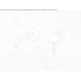 Wall-mounted washbasin tap Nejdek